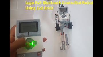 Lego Ev3 Bluetooth Controlled Robot Using Ev3 Brick !!!