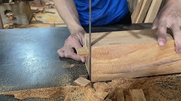 Cutting Tenons with a Bandsaw – Precision Wood Joinery | #Woodworking #Bandsaw #TenonCutting