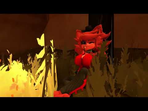 Opening scene of Foxy Cowgirl vs Karelia - backrooms test version