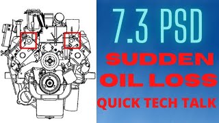 🛻📽️ ....7 3 PSD SUDDEN OIL LOSS TECH TALK  🟢🟡🔴🟢