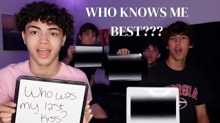 WHO KNOWS ME BEST CHALLENGE