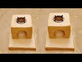 How to make Desi Oven at Home ।। Old village style Kitchen Design ।। Make Chulha with Mitti #viral 