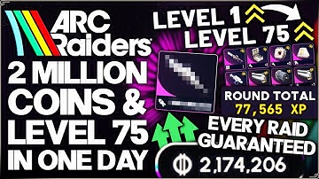 Arc Raiders - How to Get Max Level 75 in 1 Day FAST & EASY - Ultimate XP & Money Coins Farm Guide!