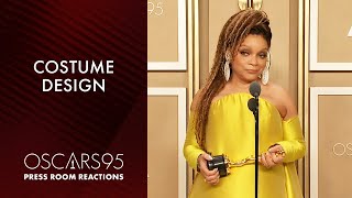 Costume Design | Ruth E. Carter | Oscars95 Press Room Speech