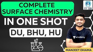 Complete Surface Chemistry in One Shot | DU, BHU, HU | IIT JAM Chemistry | Manjeet Dhama