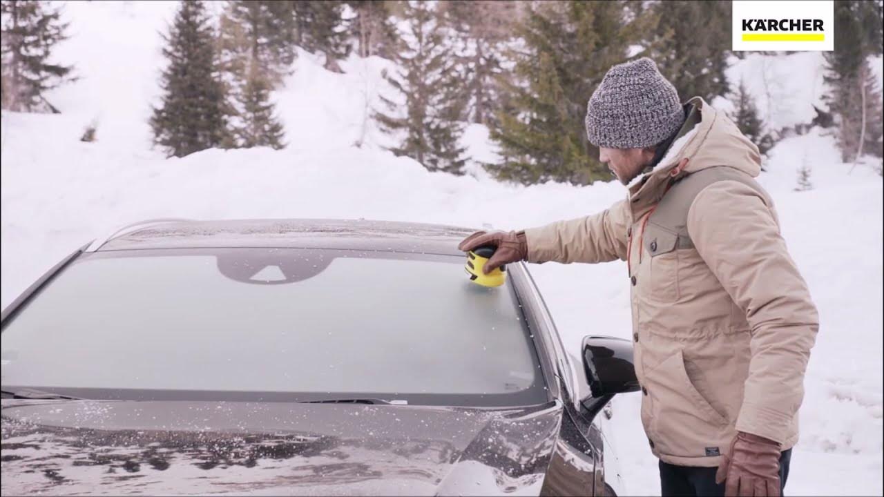 Kärcher EDI 4 elektrischer Eiskratzer vs Sonax Scheibenenteiser vs