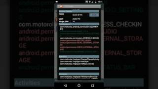"Package Disabler Info" application. screenshot 3