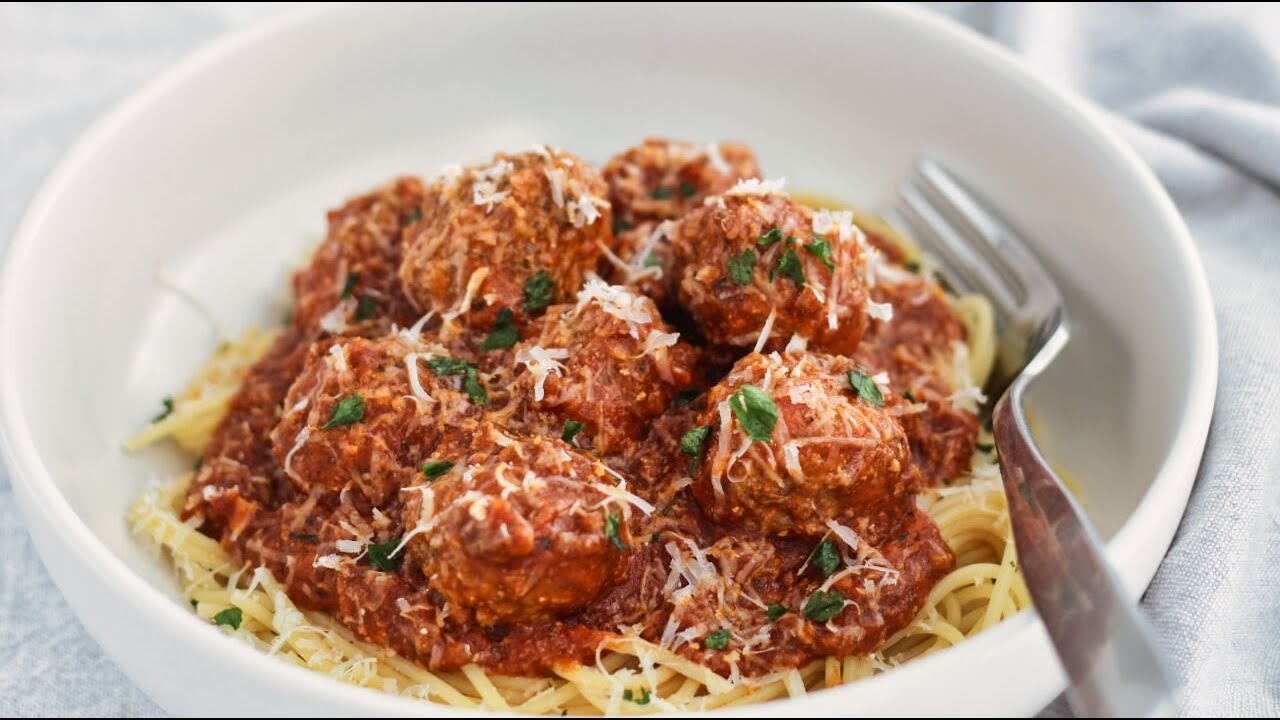 Gluten Free Spaghetti and Meatballs My husband's favorite meal ever