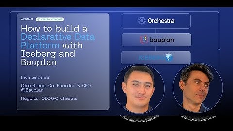 How to build an iceberg lakehouse with Orchestra and Bauplan using only python and .yml #iceberg