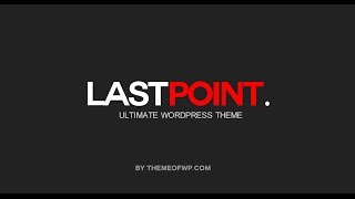 10 - Lastpoint Wordpress Theme Dragndrop Header Design
