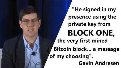 Gavin Andresen says: Craig Wright is Satoshi Nakamoto