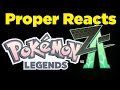 Proper reacts  pokemon legends za