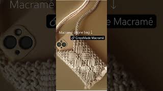 Look for the full #macrametutorial on my channel📹. #macramebag #macrame #handmadebag #howtomacrame