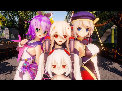 【MMDアズレン】綾波・ジャベリン・ラフィー・Z23で「Dear My Future！」【らぶ式】
