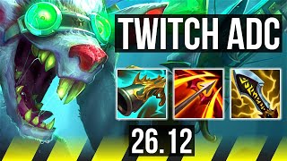 TWITCH & Thresh vs SENNA & Janna (ADC) | Good KDA: 23/1/4 | EUW Master | 26.12