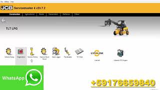 JCB ServiceMaster v22.7.1 Diagnostic Tool screenshot 4