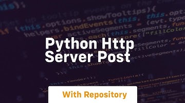 python http server post