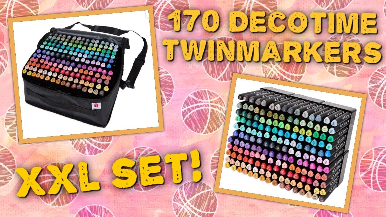 170 DÉCOTIME XXL Twinmarkers! || Swatchen & Review