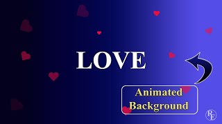 Animated Background using HTML, CSS | Rendereditz