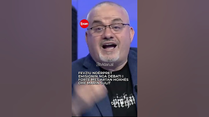 Fevziu ndërpret emisionin nga debati i fortë mes Artan Hoxhës dhe Marin Sulit