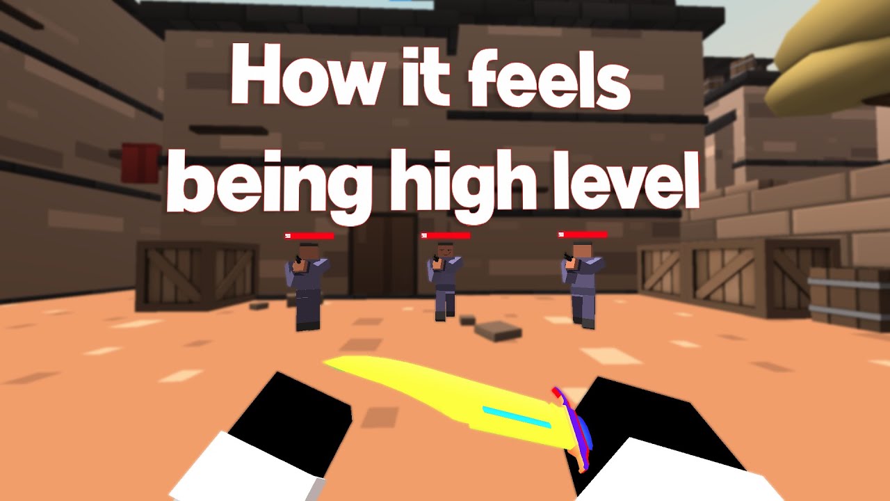 How It Feels Being High Level in Krunker Resolve YouTube