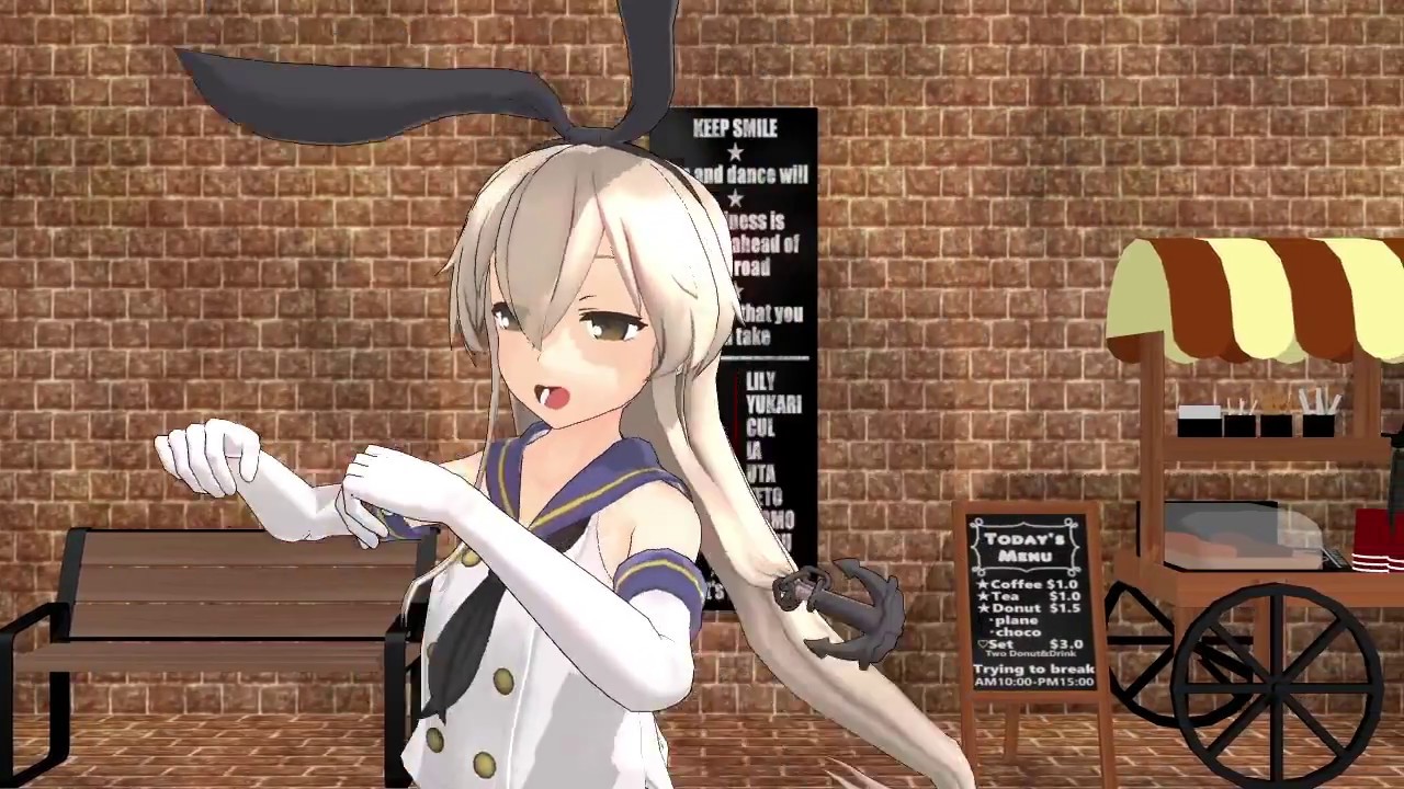 Mmd艦これ 島風 で シュガーソングとビターステップ 血界戦線ed風 Youtube