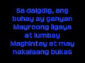 May bukas pa aegis with lyrics