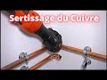 Je teste le sertissage sur cuivre