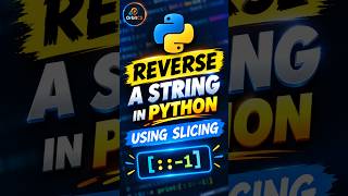 Python Tips and Tricks : Python String Reversal in ONE LINE | Python Slicing #Shorts #python #status Guide