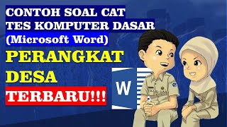 WAJIB BISA!!!! 60 Soal Tes Kemampuan Dasar Komputer Microsoft Word