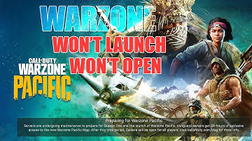 How To Fix Call of Duty Warzone Pacific That Won