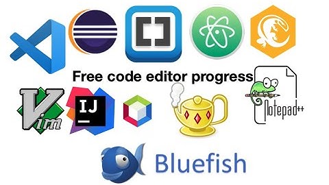 Free code editor progress