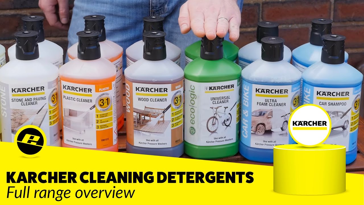 Karcher Pressure Washer Cleaning Detergents 