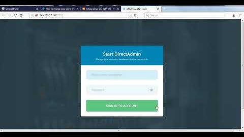 SSD VPS  - 1 Click DirectAdmin Installer + Configed - Dewlance