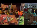 NETHER UPDATE MOBS vs VILLAGE AND PILLAGE UPDATE MOBS!