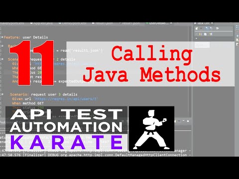 How to Write Custom Data to External File | How to Call Java Methods in Karate Framework | Part 11