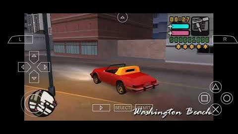 GTA VCS - So Long schlong with 5 star and stunts with cheat device remastered 