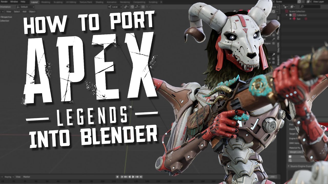 How To Port Apex Legends Models Into Blender (In-Depth Guide) - YouTube