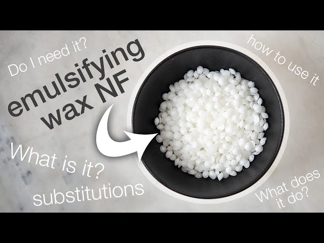 Emulsifying wax; what is it and why I don't recommend using it