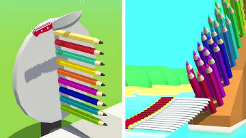 Slice It All vs Flying Cut Gameplay - ASMR Slicing Video