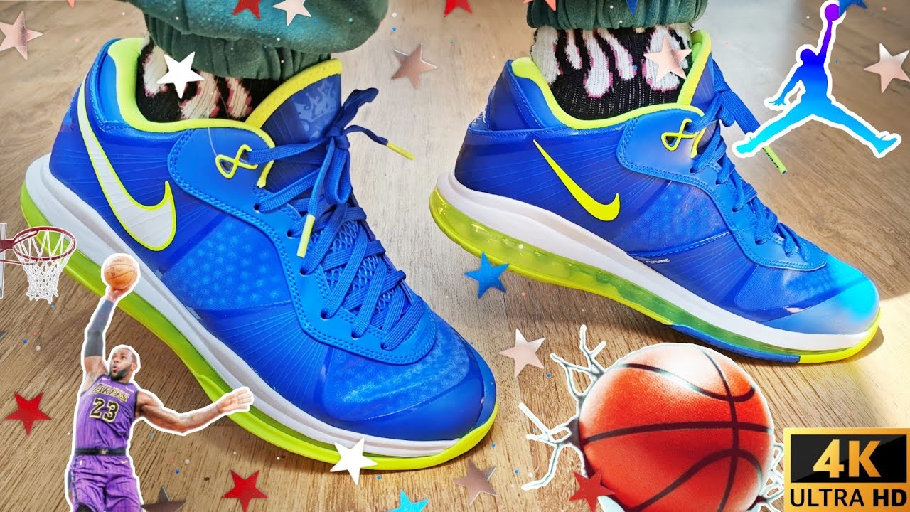 lebron 8 sprite on feet