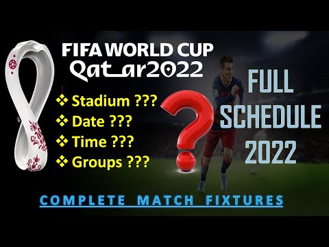 FIFA World Cup 2022 schedule: Get dates of football matches, live