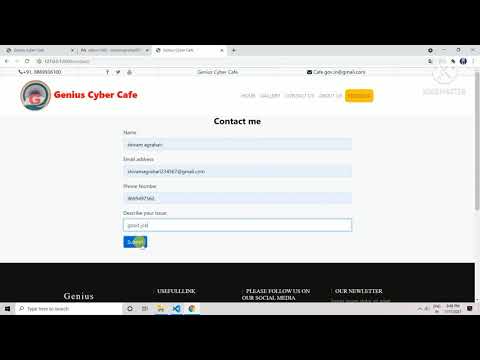 Python With Django Project | |  Genius Cyber Cafe Host On Heroku