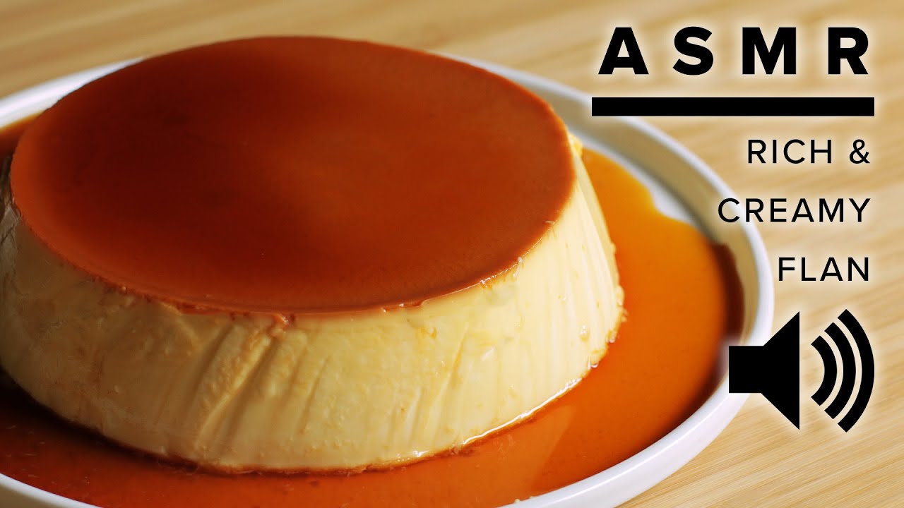 ASMR Baking: Rich & Creamy Flan Tasty