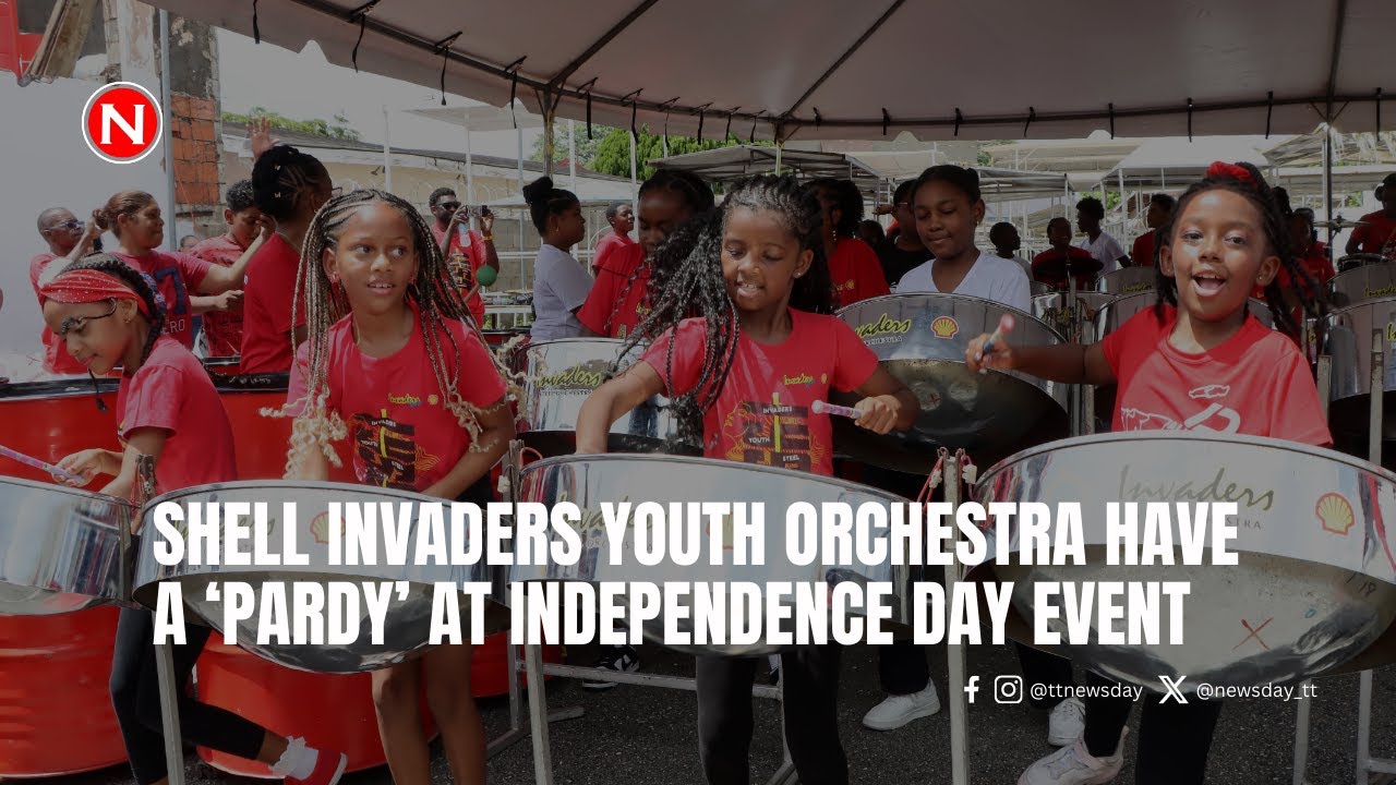 Shelll Invaders Shell Invaders Youth Orchestra perform at Independence Day event - YouTube