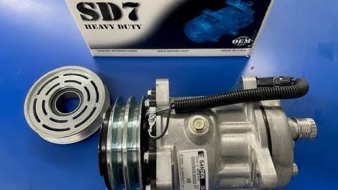 Sanden A/C Compressor Clutch Removal and Installation