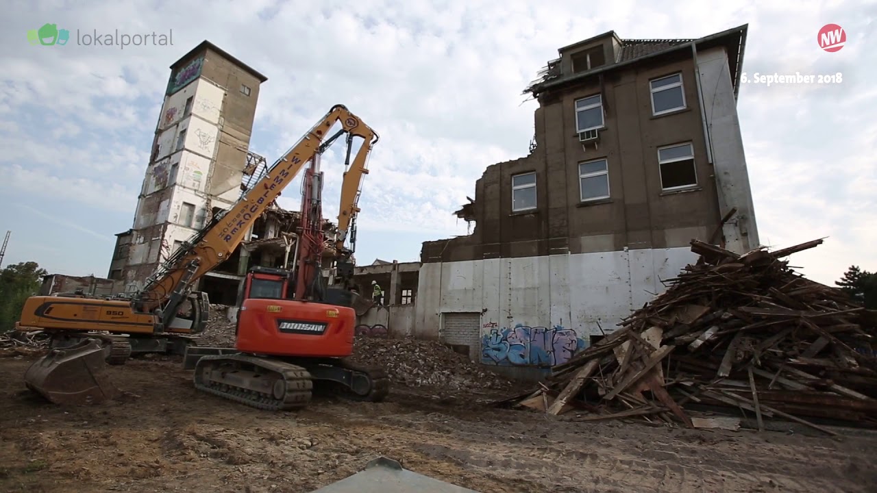 Abriss des Cordes-Gebäudes in Bünde