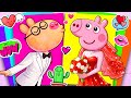 🩷 PEPPA PIG 🩷 WEDDING DAY | DADDY PIG FALLING Sticker for ADULTS #paperdiy #asmr #peppapig #daddypig