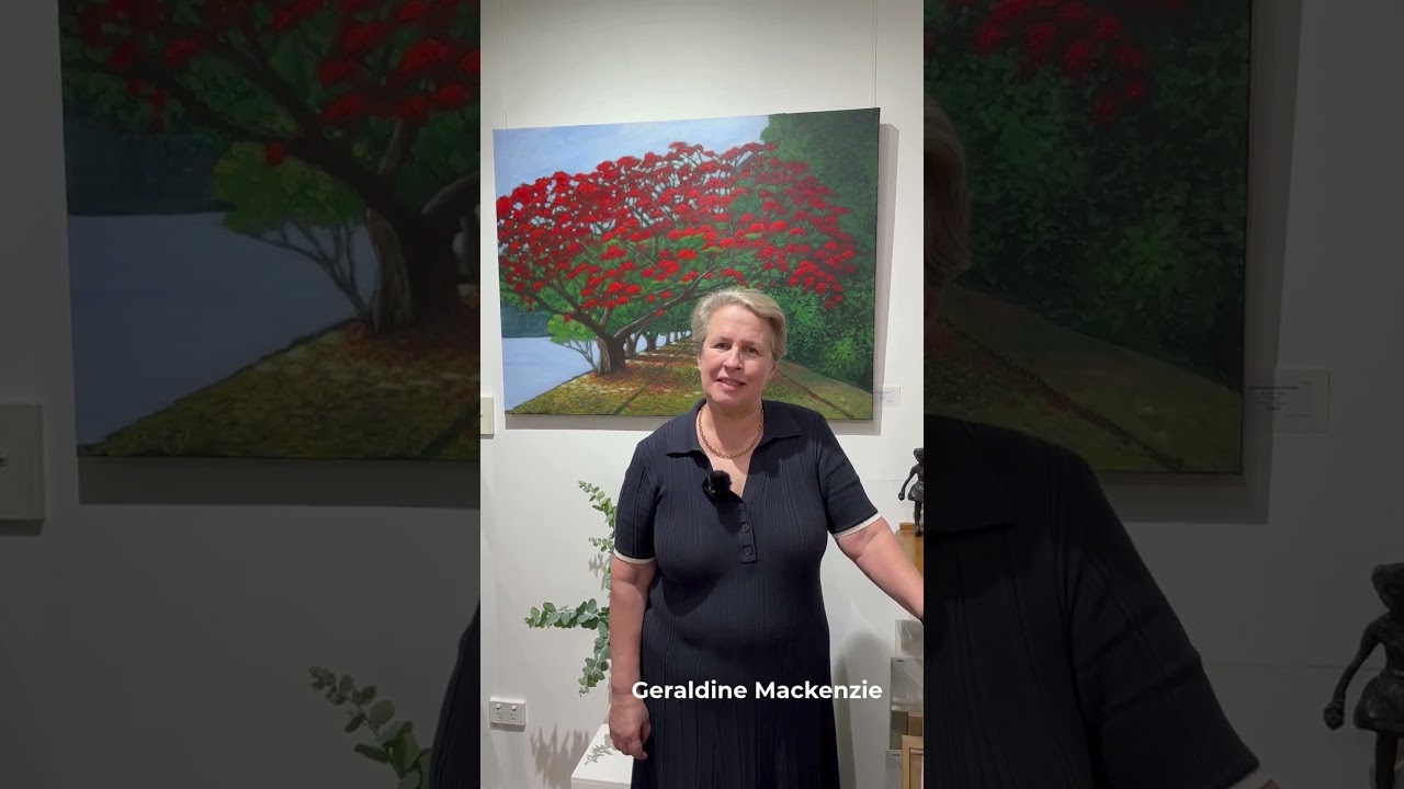 Meet Geraldine Mackenzie  #brisbaneart #redhillgallery #artgallery #contemporaryart #oilpainting