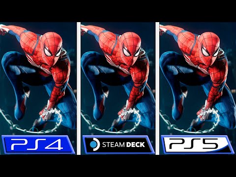 Analista de Bits | Marvel's Spider-Man Remastered | Steam Deck - PS5 - PS4 | Graphics Comparison